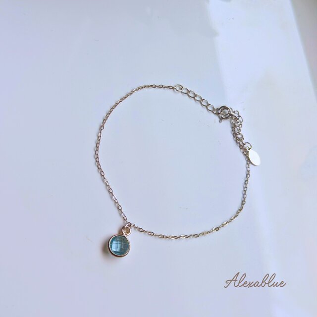 スカイブルートパーズ ネックレス＆ブレスレット セット｜S925