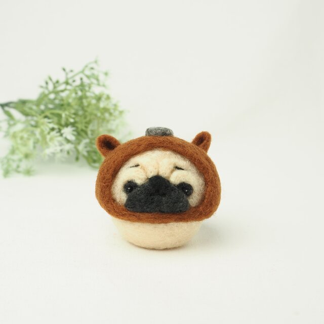 受注製作】2026年干支(午) 馬になりきるまゆパグ(フォーンパグ・黒パグ