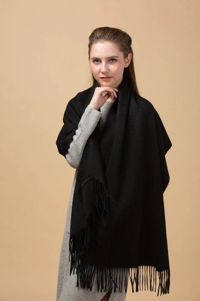 スヌード冬 ネックウォーマー スヌード マフラー レディ ストール カシミヤ100%  最高のカシミヤ 特大