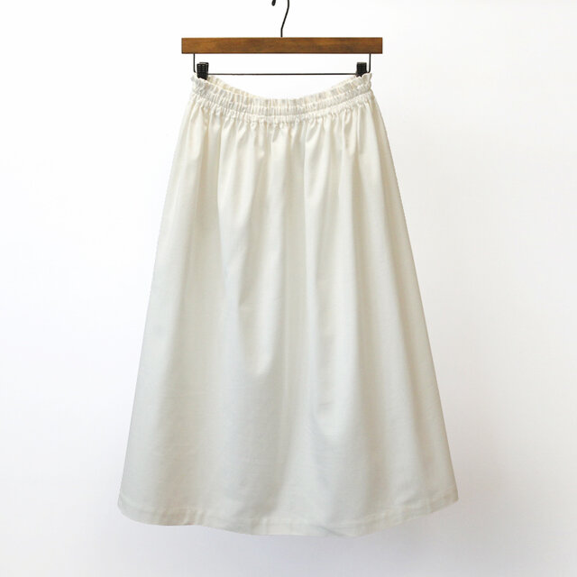 新品　マッキントッシュ　コットン麻オックススカート　オフ白　サンプル36300円 新品 マッキントッシュ コットン麻オックススカート オフ白 サンプル