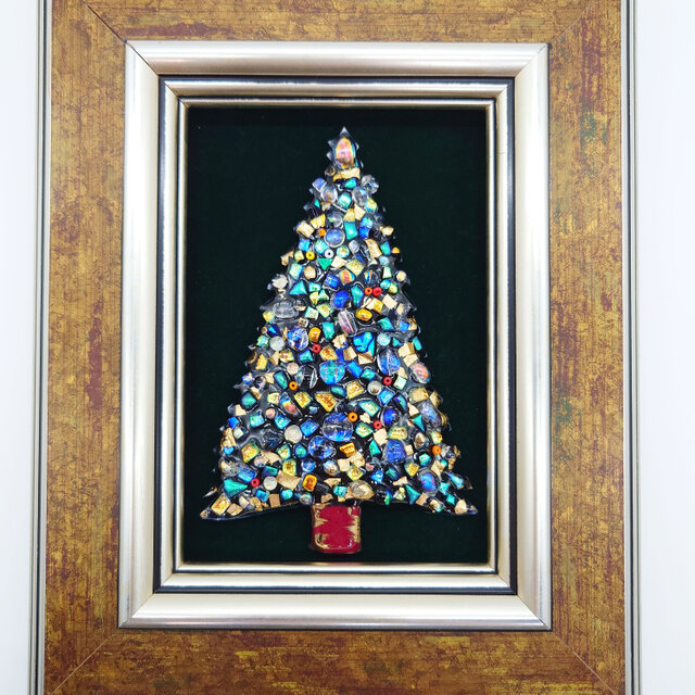 67.クリスマス アート作品 フレーム付き 67.クリスマス アート作品 フレーム付き