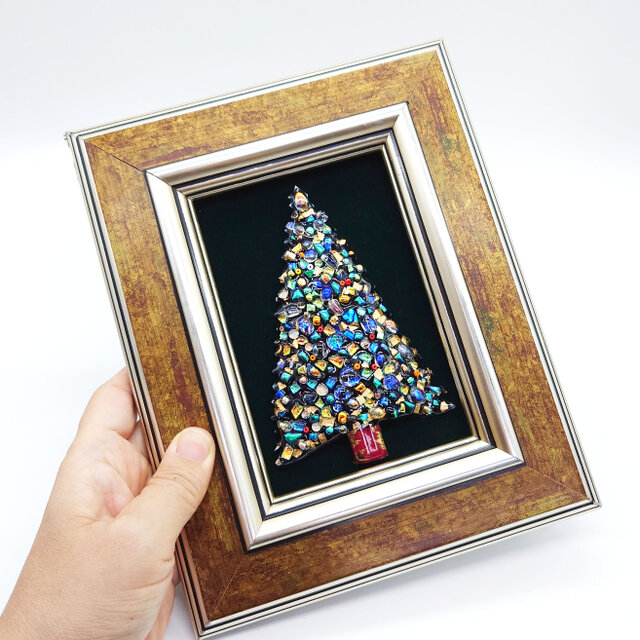 67.クリスマス アート作品 フレーム付き 67.クリスマス アート作品 フレーム付き