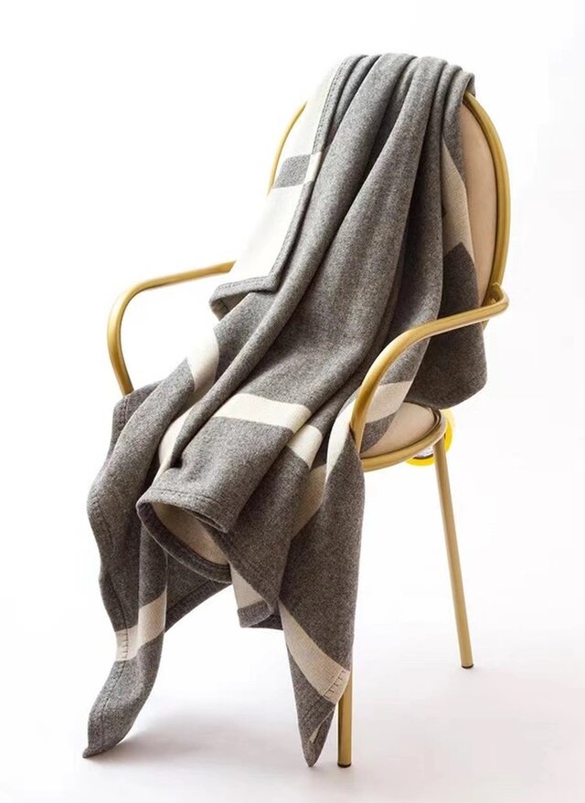 上質ウール ランケット ひざ掛け 厚く毛布 ソファカバー ブランケット ウールの膝掛け ウール100% 極暖
