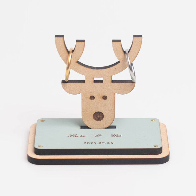 トナカイのリングピロー