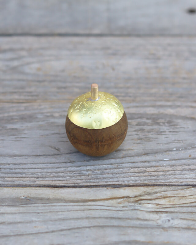 真鍮どんぐり帽子