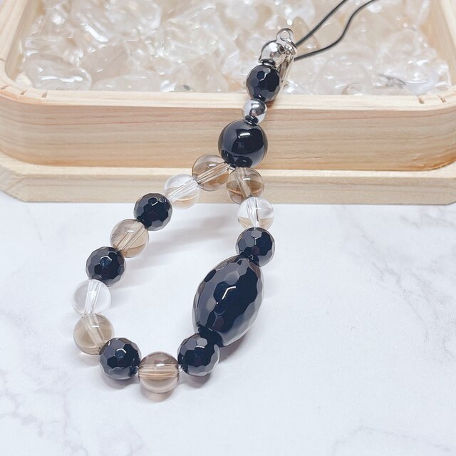 厄を払う・自己防衛の石 オニキス・スモーキークォーツ・水晶