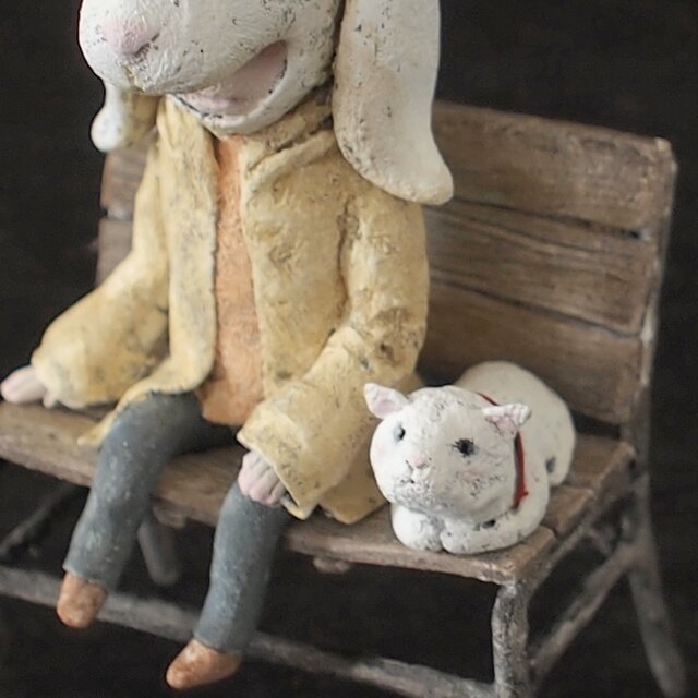 (専用)ハンドメイド作品 長耳の面をかぶる午後 | iichi 日々の暮らしを心地よくする