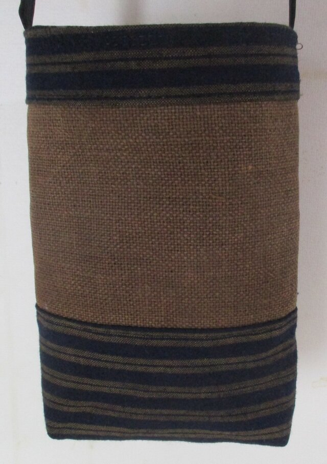 ８３８７　酒袋で作ったポシェット　＃送料無料