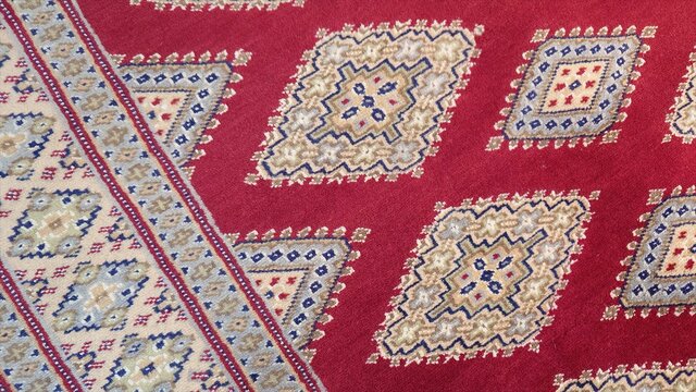 152×96cm パキスタン手織り絨毯 トライバルラグ　ペルシャ絨毯 152×96cm パキスタン手織り絨毯 トライバルラグ ペルシャ絨毯
