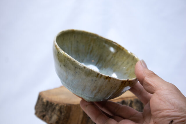 黄金窯変25 使いやすい形でお茶事が楽しい抹茶碗 鋭（えい） 25am01