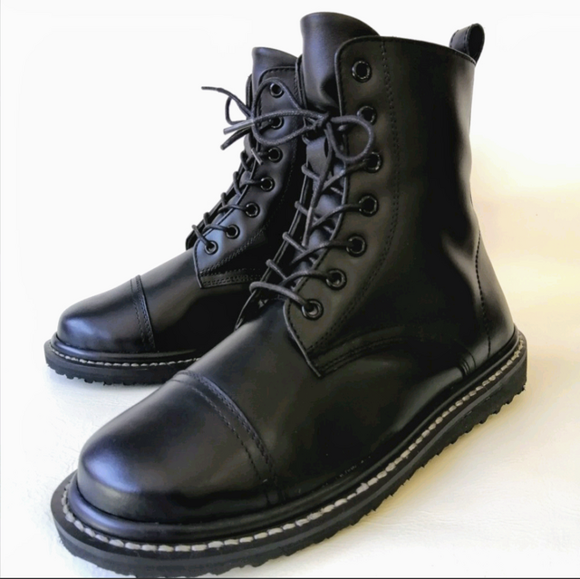 セール！⚫︎定価50万越⚫︎ HAUTE 馬革　ブラック　3点セット ☆秋冬新作本革ブーツ☆本革ブーツ☆ハンドメイド☆サイズ調整無料