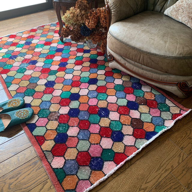 カラフル モロッカンタイル 超レア167×88 均等柄 トルコ