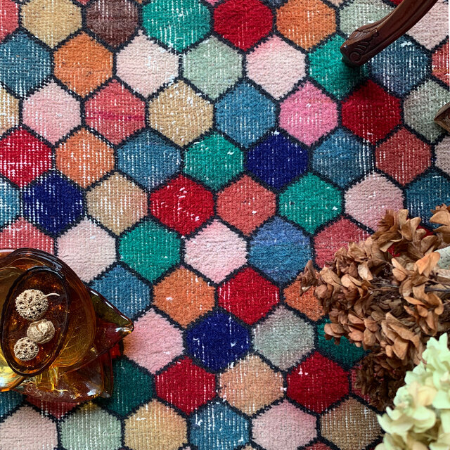 カラフル モロッカンタイル 超レア167×88 均等柄 トルコ