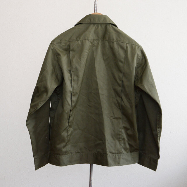 1970年代 日通商事 ODカラー ワークジャケット 制服 身幅広め ボックス