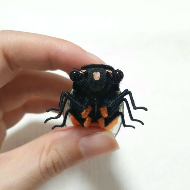 クマゼミ(オス)のぬいぐるみ | iichi 日々の暮らしを心地よく