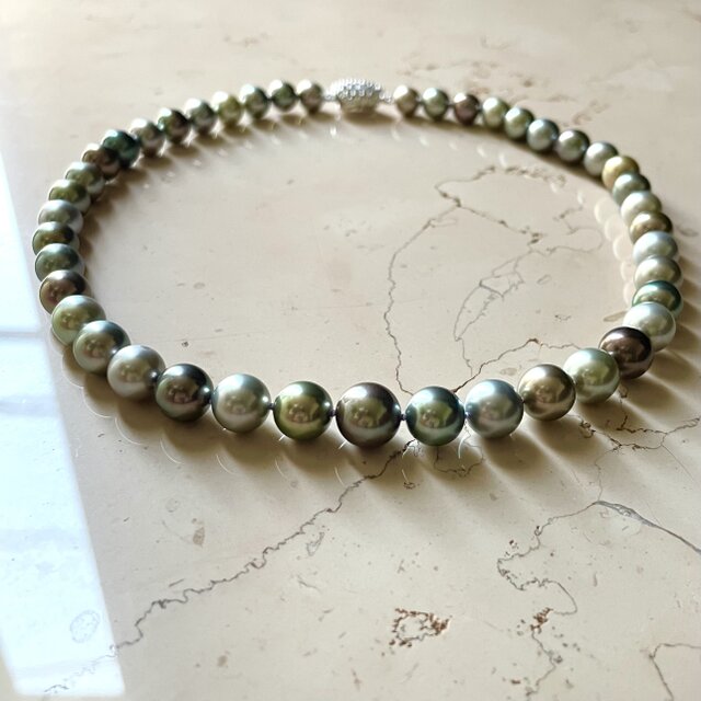 黒蝶真珠のネックレス