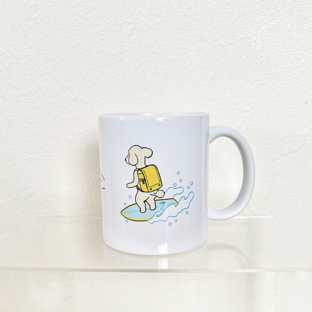 「Ride the wave mug」オリジナルマグカップ