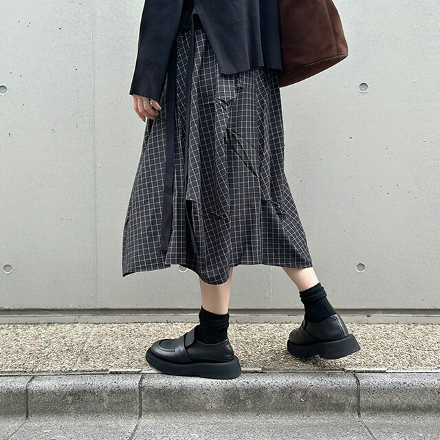 ヴィヴィアンウエストウッド 変形スカート アシンメトリー ブラック