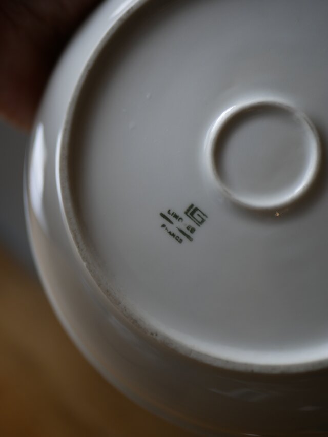 LIMOGES リモージュのヒータープレート お皿 ブロカント フランス