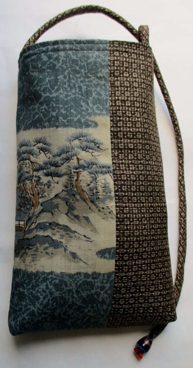 ８３９６　長襦袢で作ったスマホポーチ　＃送料無料