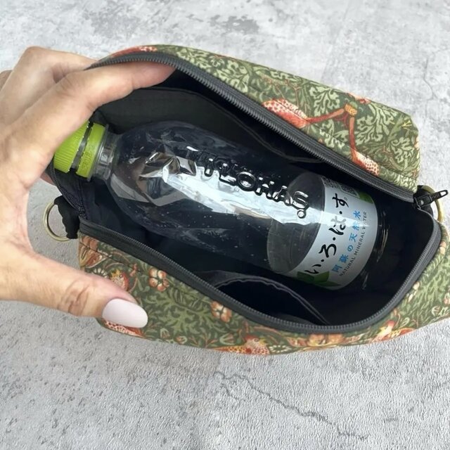 ウィリアムモリス 生地 × BOXショルダー軽量 小さめショルダーバッグ