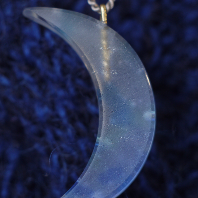 【月が見える】cocoroiro ガラスペンダントネックレス 月が見える】cocoroiro ガラスペンダントネックレス 【公式通販】