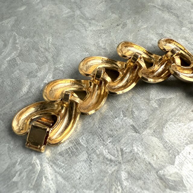 B171-ヴィンテージブレスレット U.S.A. 1980s Braided Link