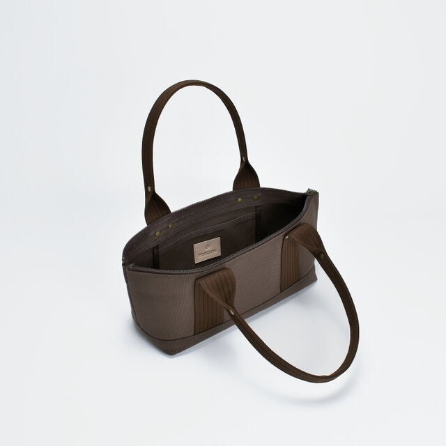 ブラウン トートバッグ ファスナー付き 本革トートバッグ ファスナー付き 2way ショルダーバッグ 通勤 自立