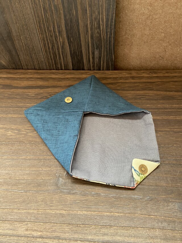 再販】数寄屋袋（S） | 枝垂レ桜（古布×リネン） | iichi 日々の暮らし