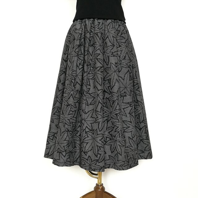 紬リメイク＊タックスカート