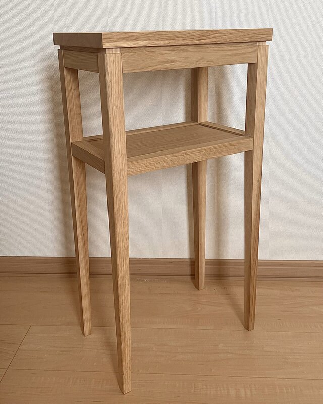 【受注生産・特注オーダー可能】≪コンソールボックス　北海道産ミズナラ≫