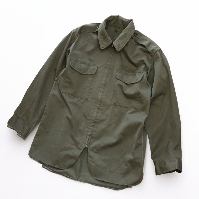 65式 自衛隊 作業服ジャケット 上衣 防衛庁PX品 推定 ジャパンヴィンテージ ミリタリー