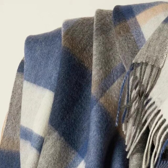 Jacobs Wool ヤコブウールブランケット グレー 膝掛け ソファーカバー 上質ウール ランケット ひざ掛け 毛布 ソファカバー ブランケット