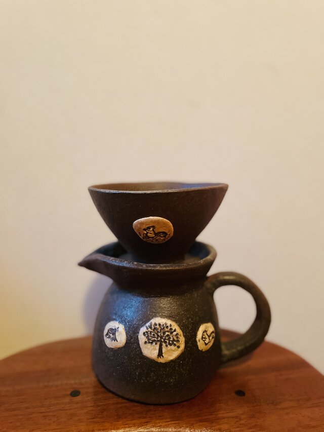 森の陶器どりっぷ（ごとく、燃料皿無しの単品)