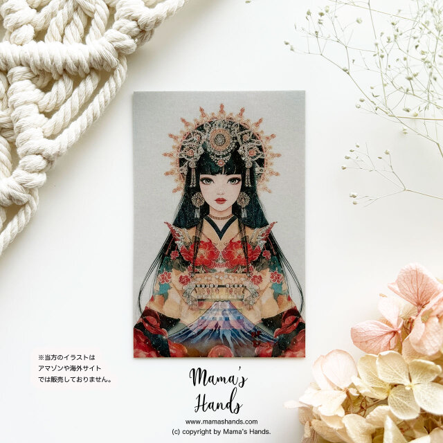 ⭐️2点売れました⭐️《木花咲耶姫と富士山の神秘》☘️古風 和風