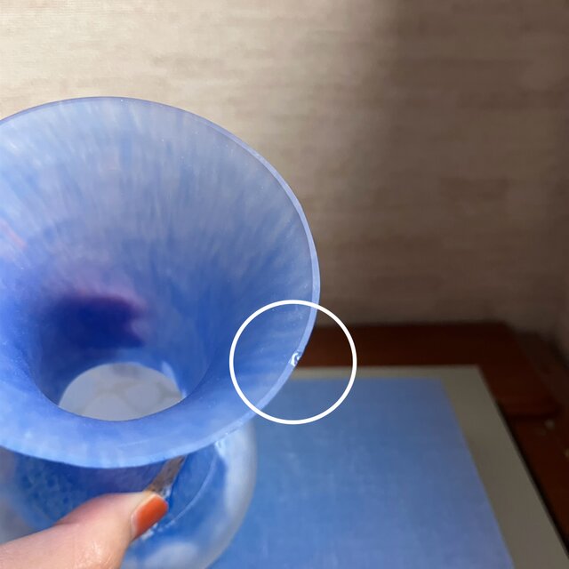 北欧＊BODA アクアブルーの花瓶/水色/ヴィンテージ花瓶 | iichi 日々の