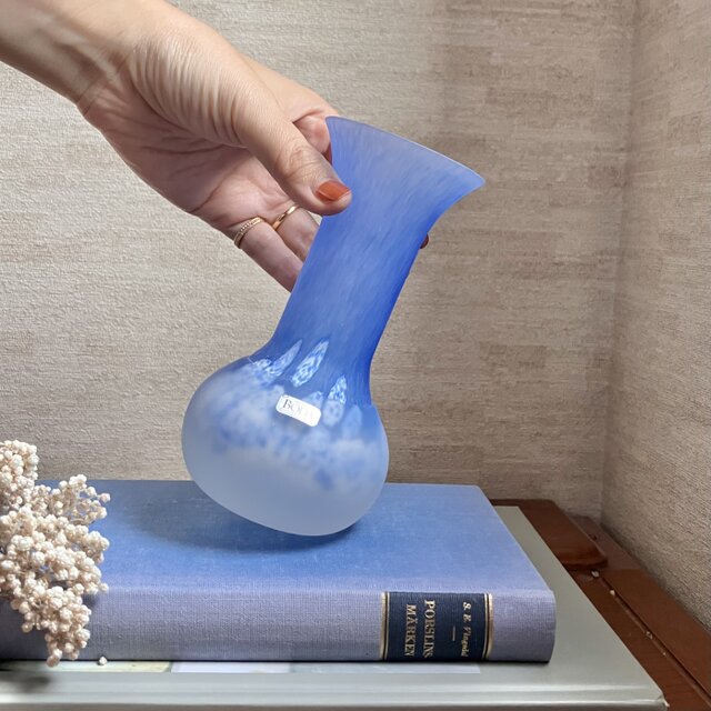 北欧*BODA アクアブルーの花瓶/水色/ヴィンテージ花瓶 | iichi 日々の 北欧*BODA アクアブルーの花瓶/水色/ヴィンテージ花瓶 | iichi 日々の
