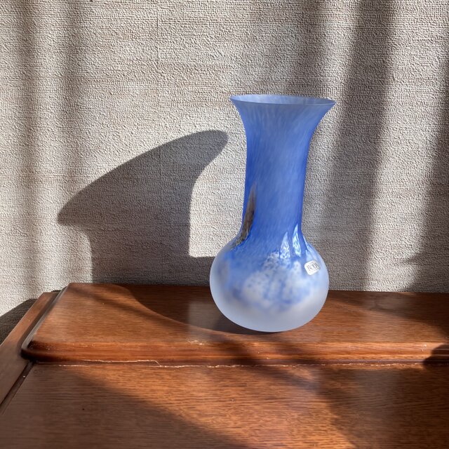 北欧＊BODA アクアブルーの花瓶/水色/ヴィンテージ花瓶 | iichi 日々の