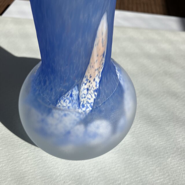 北欧＊BODA アクアブルーの花瓶/水色/ヴィンテージ花瓶 | iichi 日々の