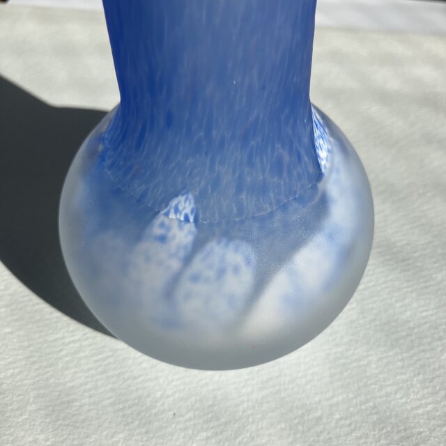 北欧＊BODA アクアブルーの花瓶/水色/ヴィンテージ花瓶 | iichi 日々の