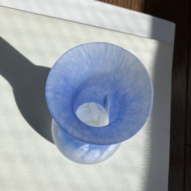 北欧＊BODA アクアブルーの花瓶/水色/ヴィンテージ花瓶 | iichi 日々の