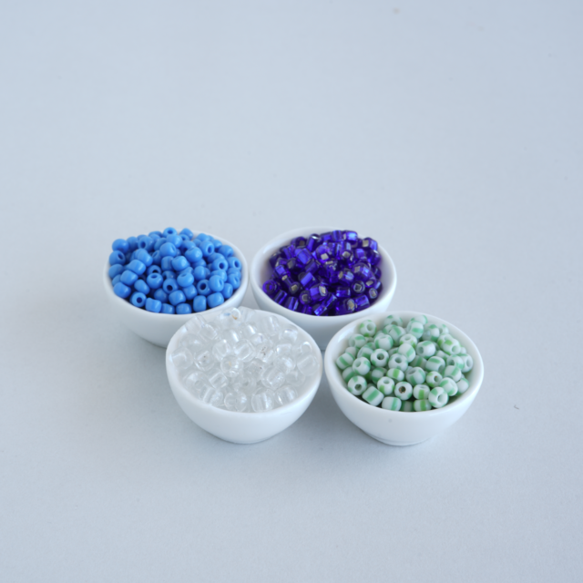 フランス製 ヴィンテージ シードビーズ セット * 南仏の海辺*