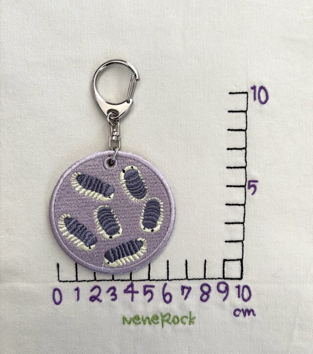 刺繍キーホルダー□フトアゴヒゲトカゲ□ | iichi 日々の暮らしを