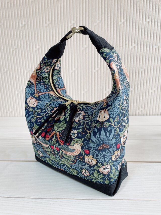 倉敷帆布 ウィリアムモリス いちご泥棒 2way ショルダーバッグ 軽量