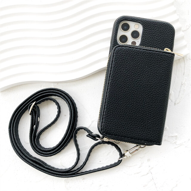 iPhone用〈5色から選べます♪〉 iPhone17Pro/16e ストラップ付き 財布機能付き スマホケース