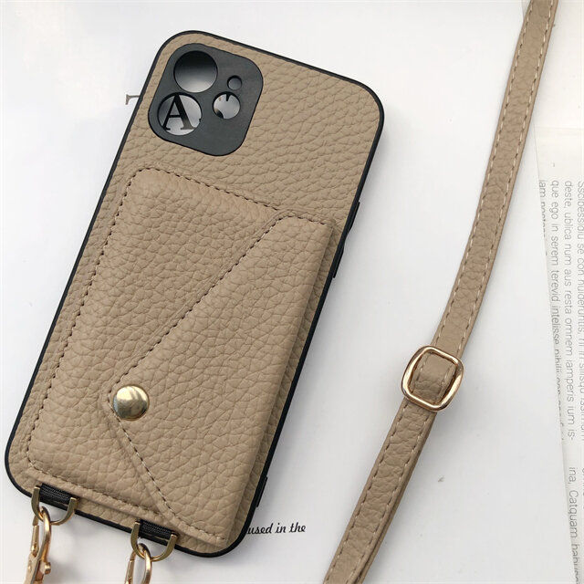 スマホケースiPhone17Air ベージュ ショルダーストラップ付き 楽天市場】スマホショルダー ストラップ スマホケース iPhone17