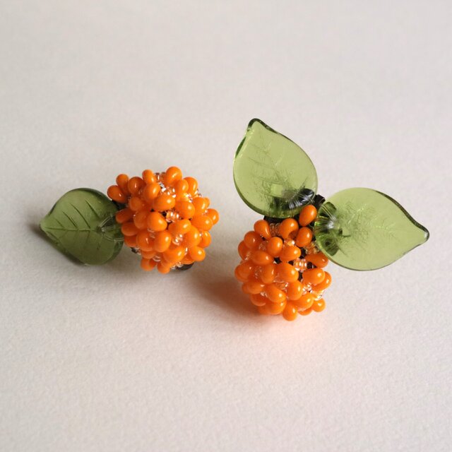 金木犀のイヤリング