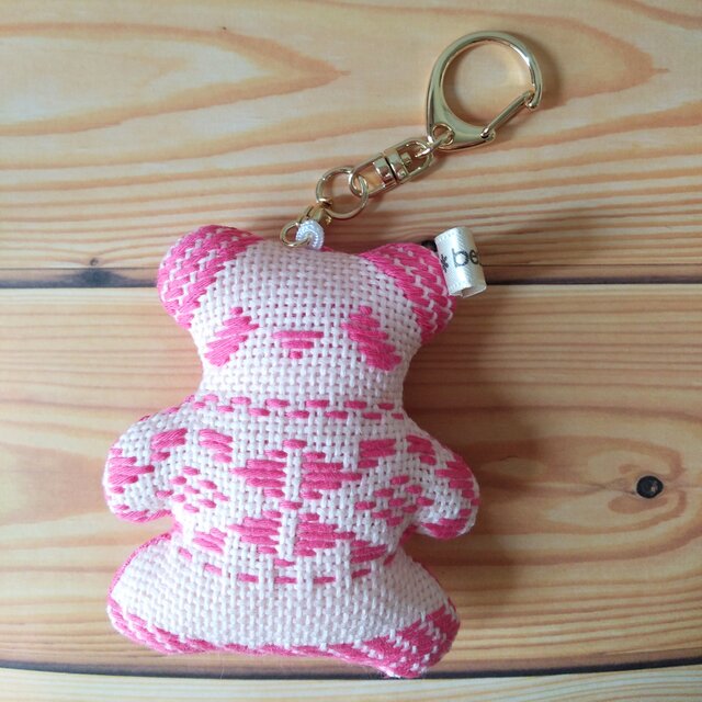 【キーホルダー】こぎんの妖精・うさこぐまパンダ ピンクベリー