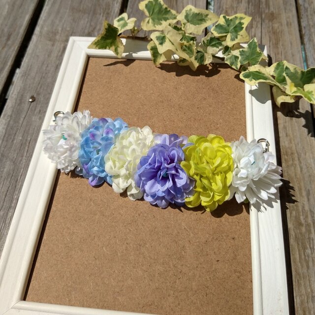 フラワーガーランド羽織紐・ピンポンマム