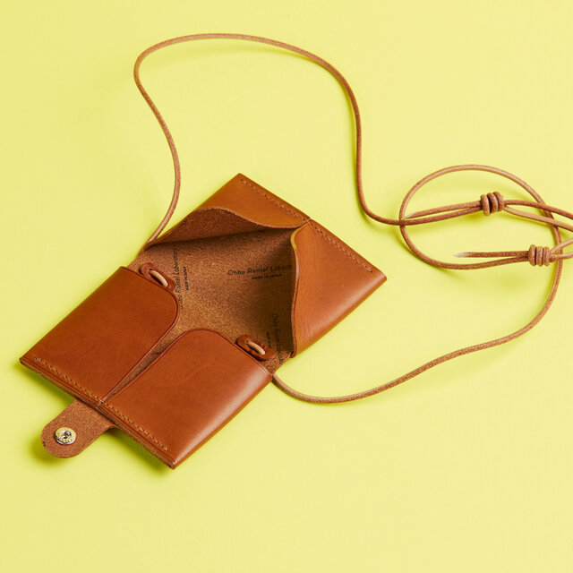 IDカードケース 〈ホック式〉 （ブラウン）【R-011-MBL】